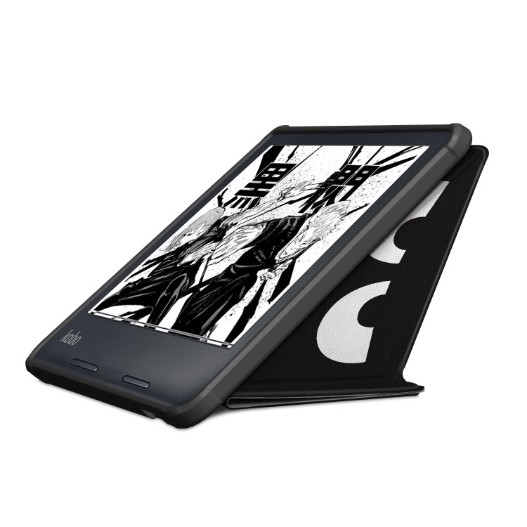 For Kobo Libra Colour 2024 Solid Color Deformation TPU Leather Smart Tablet Case