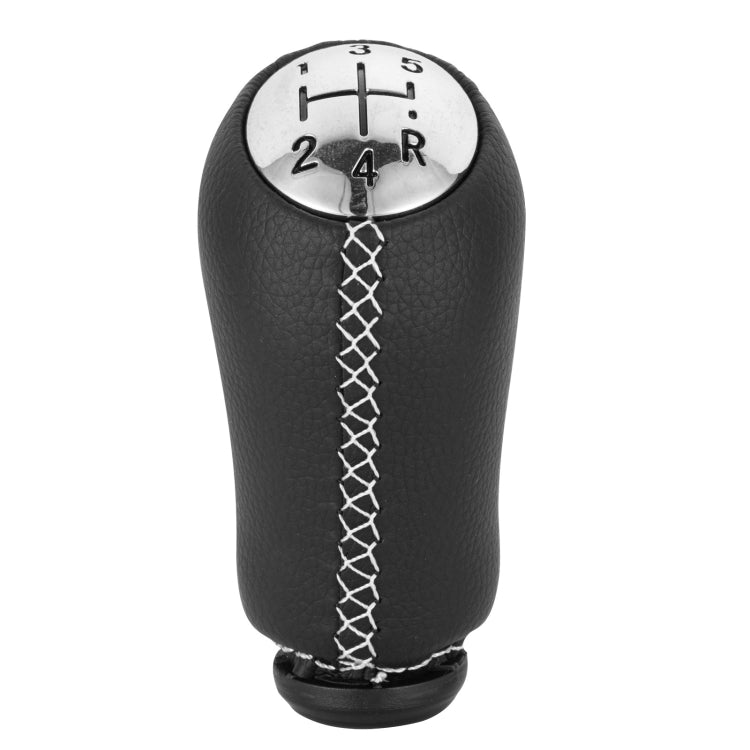 For Renault Clio III MK3 Car Gear Lever Knob Leather Gear Shift Knob