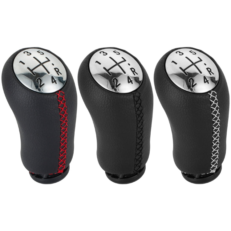For Renault Clio III MK3 Car Gear Lever Knob Leather Gear Shift Knob