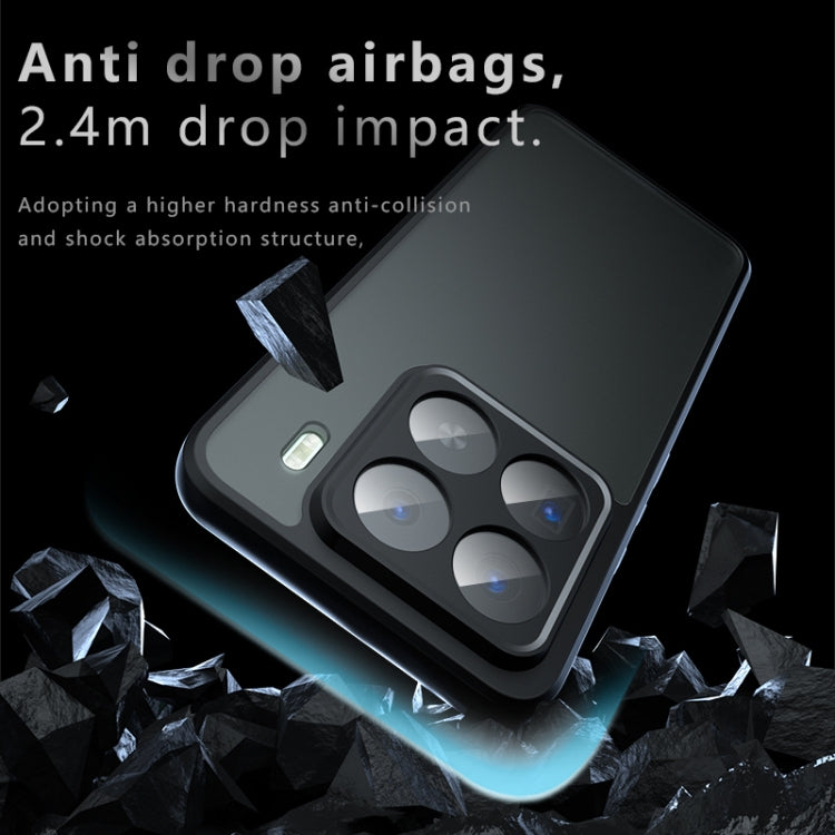 For Xiaomi 15 Pro Armor Precise Hole PC Hybrid TPU Phone Case - Transparent