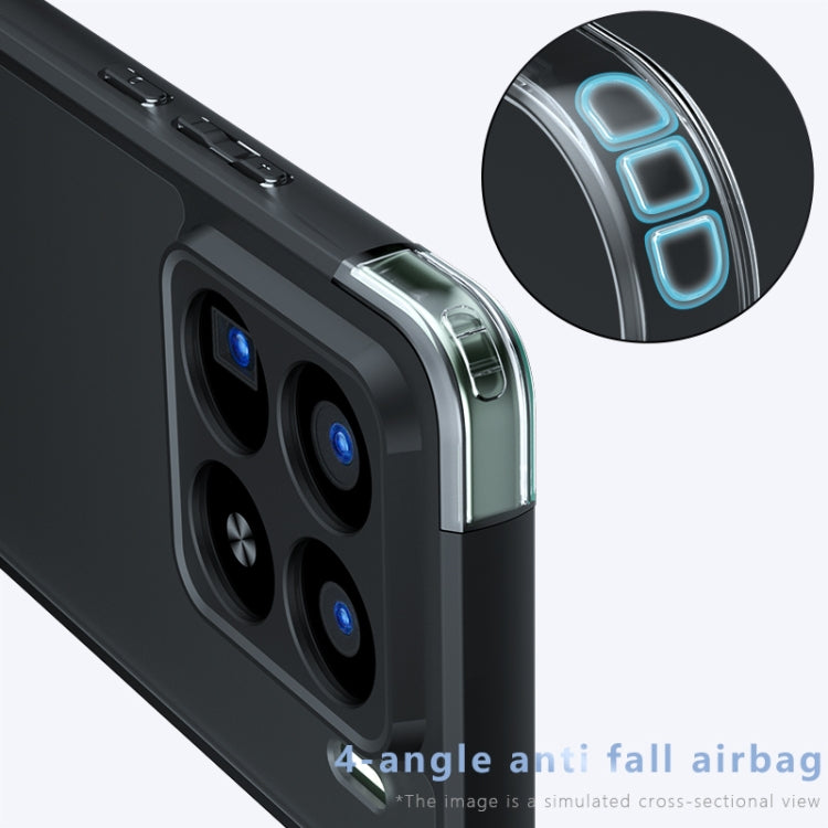 For Xiaomi 15 Pro Armor Precise Hole PC Hybrid TPU Phone Case - Transparent