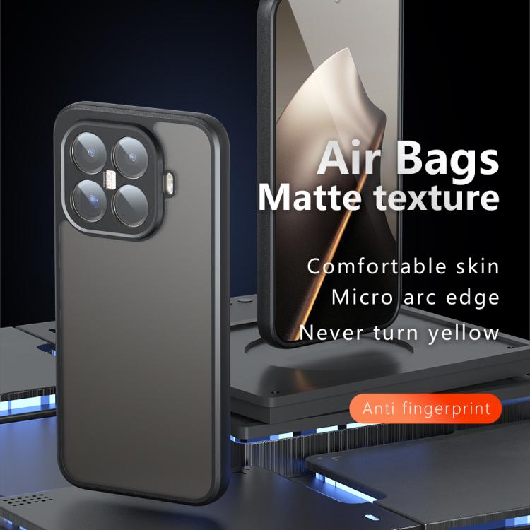 For Xiaomi 15T Pro 5G Armor Precise Hole PC Hybrid TPU Phone Case - Transparent