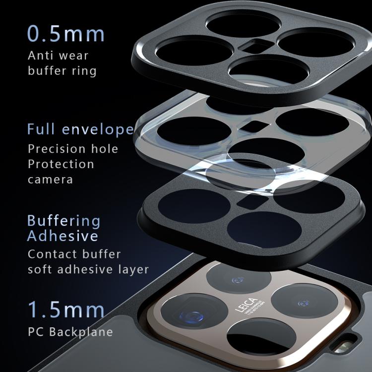 For Xiaomi 15T Pro 5G Armor Precise Hole PC Hybrid TPU Phone Case - Transparent