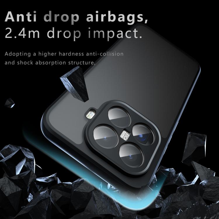 For Xiaomi 15T Pro 5G Armor Precise Hole PC Hybrid TPU Phone Case - Transparent