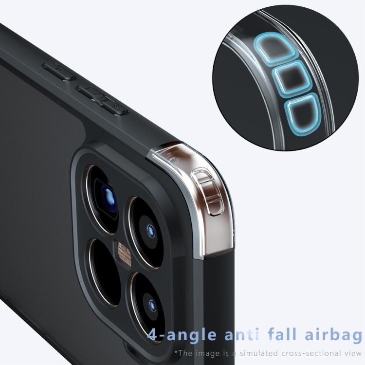 For Xiaomi 15T Pro 5G Armor Precise Hole PC Hybrid TPU Phone Case - Transparent