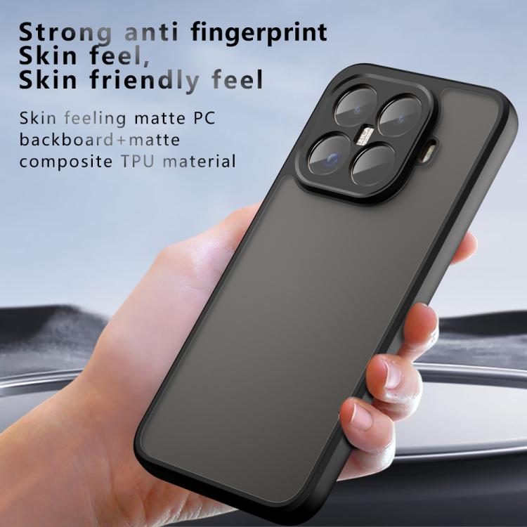 For Xiaomi 15T Pro 5G Armor Precise Hole PC Hybrid TPU Phone Case - Transparent