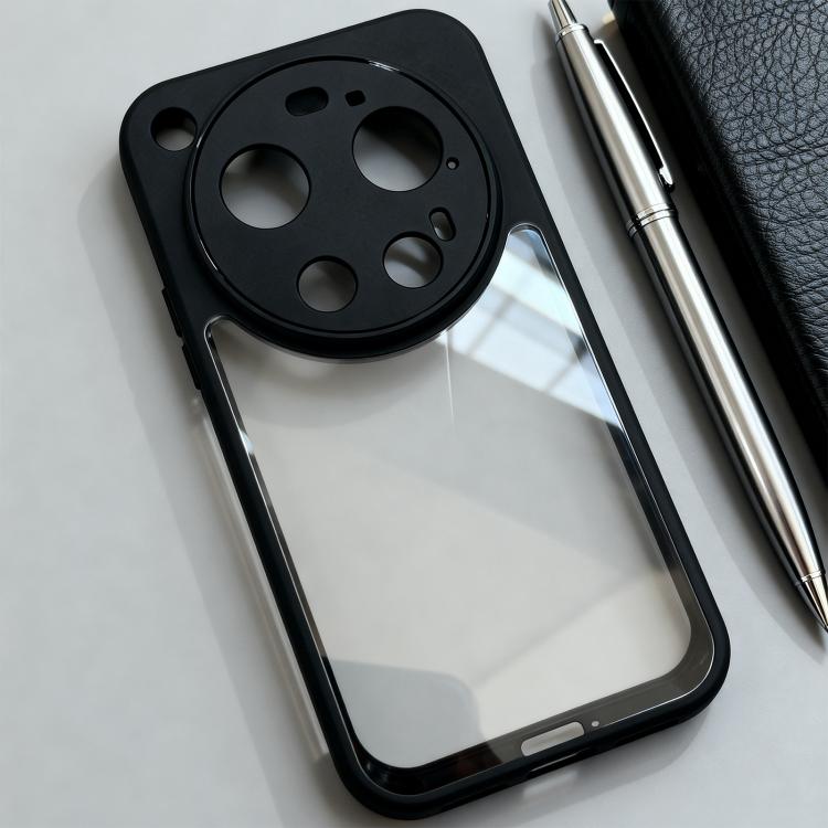 For Xiaomi 17 Ultra Armor Precise Hole PC Hybrid TPU Phone Case - Transparent