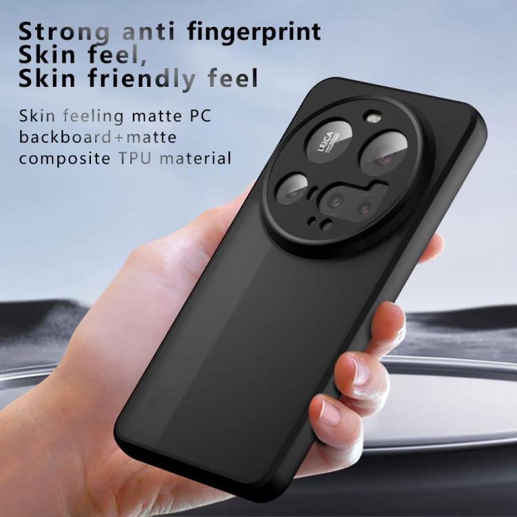 For Xiaomi 17 Ultra Armor Precise Hole PC Hybrid TPU Phone Case - Transparent