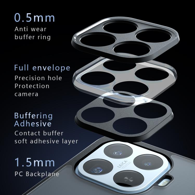 For Xiaomi 17T 5G Armor Precise Hole PC Hybrid TPU Phone Case - Transparent