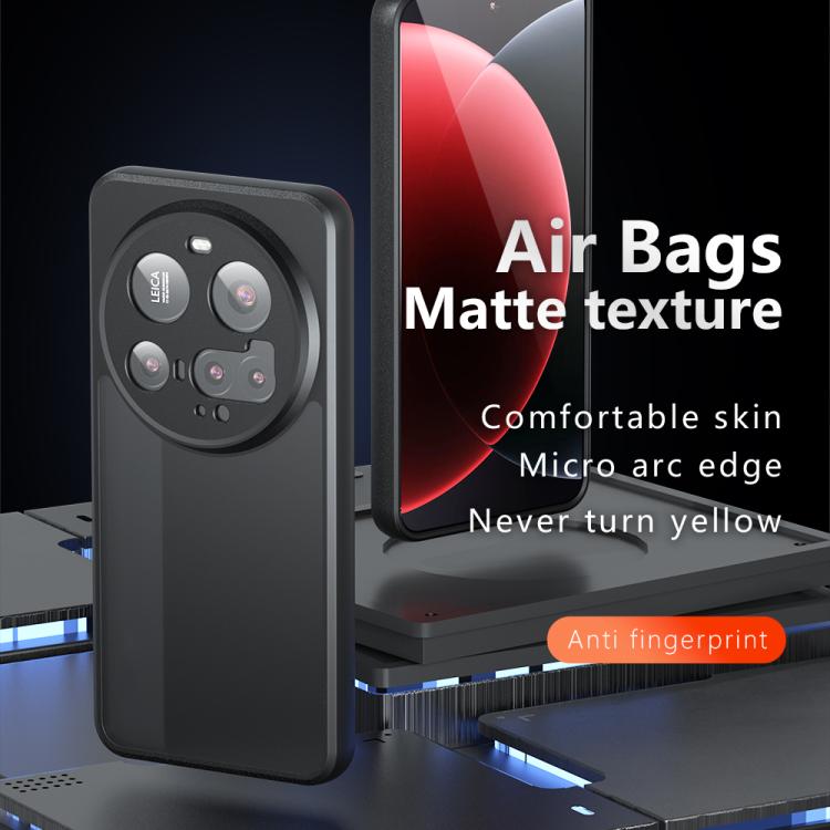 For Xiaomi 15 Ultra Armor Precise Hole PC Hybrid TPU Phone Case - Frosted Black