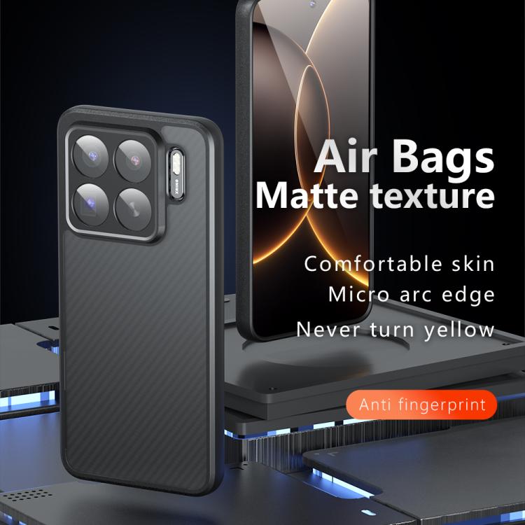 For Xiaomi 15S Pro Armor Precise Hole PC Hybrid TPU Phone Case - Frosted Black
