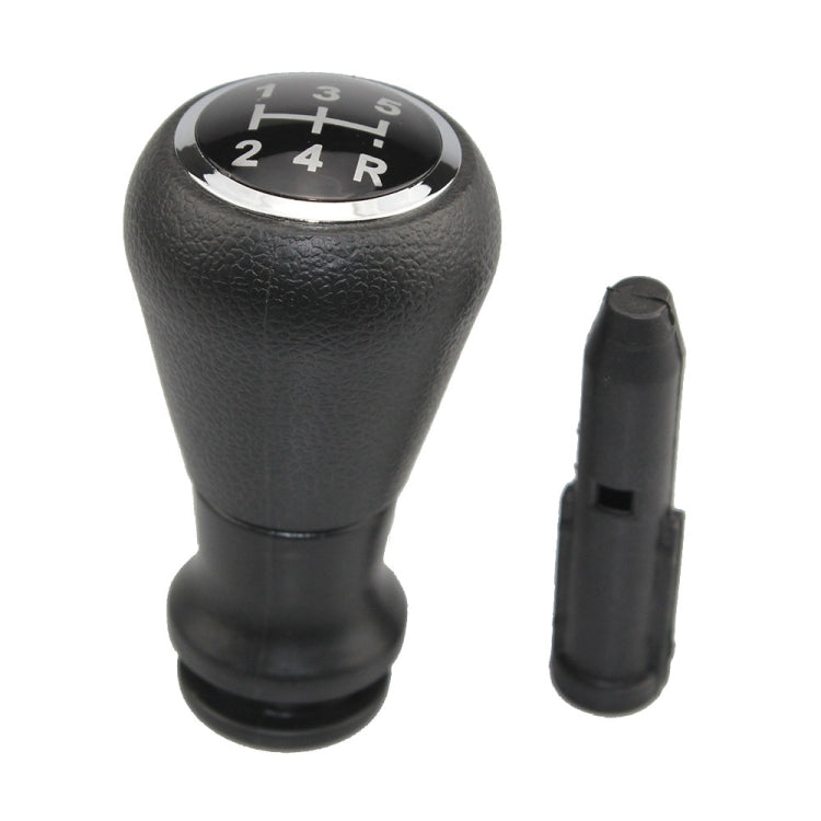 For Citroen C4 / Peugeot 307 Car Gear Lever Knob Leather Gear Shift Knob, with Converter - Black
