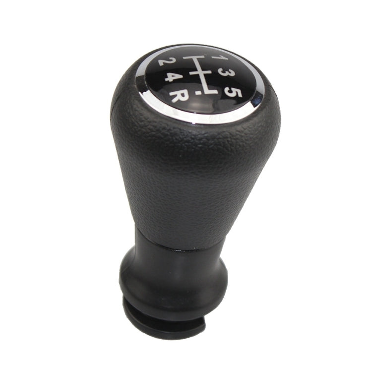 For Citroen C4 / Peugeot 307 Car Gear Lever Knob Leather Gear Shift Knob, with Converter - Black