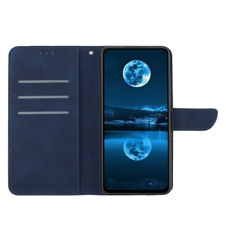 For Samsung Galaxy S24 FE 5G Stitching Embossed Leather Phone Case