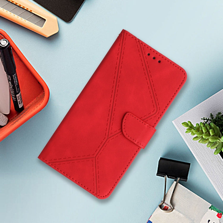 For Samsung Galaxy S25 5G Stitching Embossed Leather Phone Case