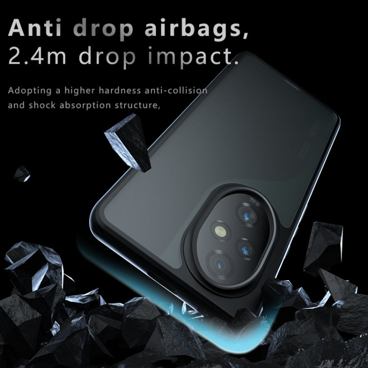 For Honor 200 Pro Armor Big Pore PC Hybrid TPU Phone Case - Transparent