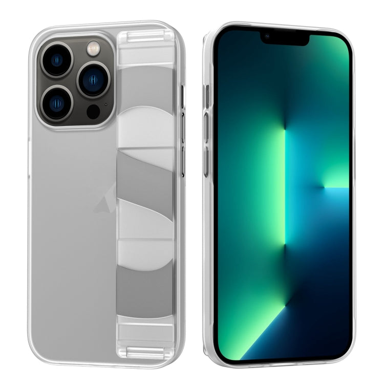 For iPhone 13 Pro Max Silicone Wristband Holder Phone Case