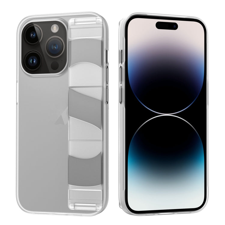 For iPhone 14 Pro Silicone Wristband Holder Phone Case