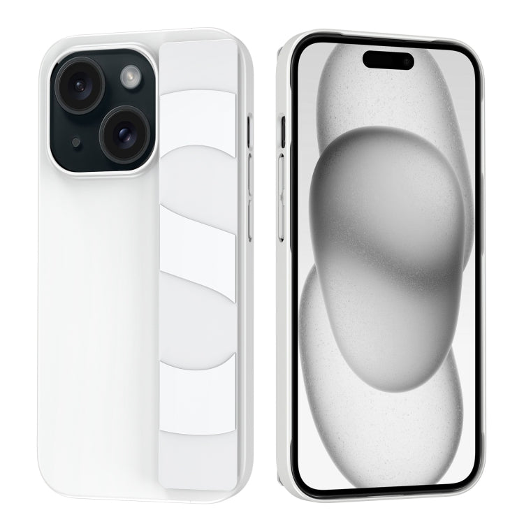 For iPhone 15 Silicone Wristband Holder Phone Case