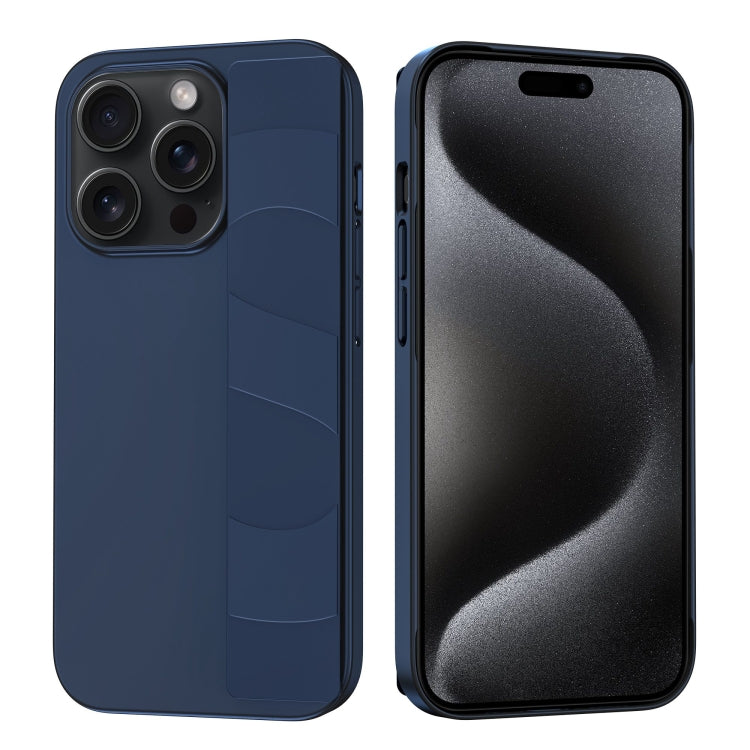 For iPhone 15 Pro Silicone Wristband Holder Phone Case