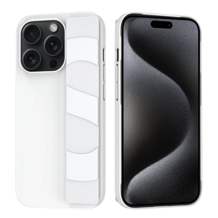 For iPhone 15 Pro Silicone Wristband Holder Phone Case