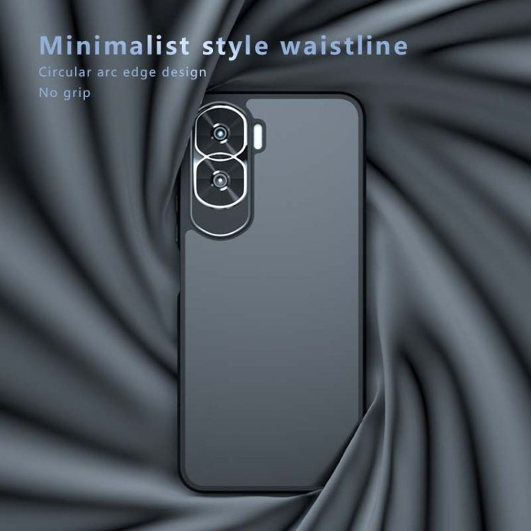 For Honor X50i Armor Big Pore PC Hybrid TPU Phone Case - Frosted Black