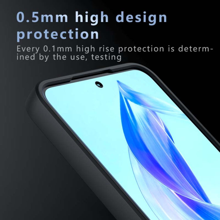 For Honor X50i Armor Big Pore PC Hybrid TPU Phone Case - Frosted Black