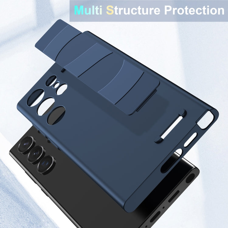 For Samsung Galaxy S23 Ultra 5G Silicone Wristband Holder Phone Case
