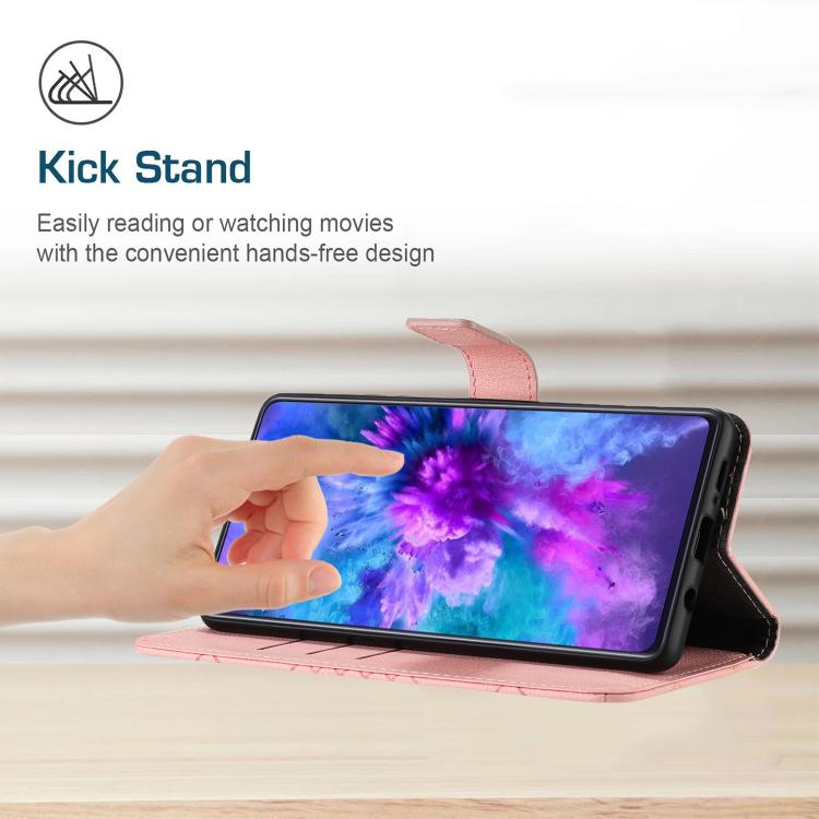For Samsung Galaxy S25 Edge 5G Rhombic Grid Texture Leather Phone Case