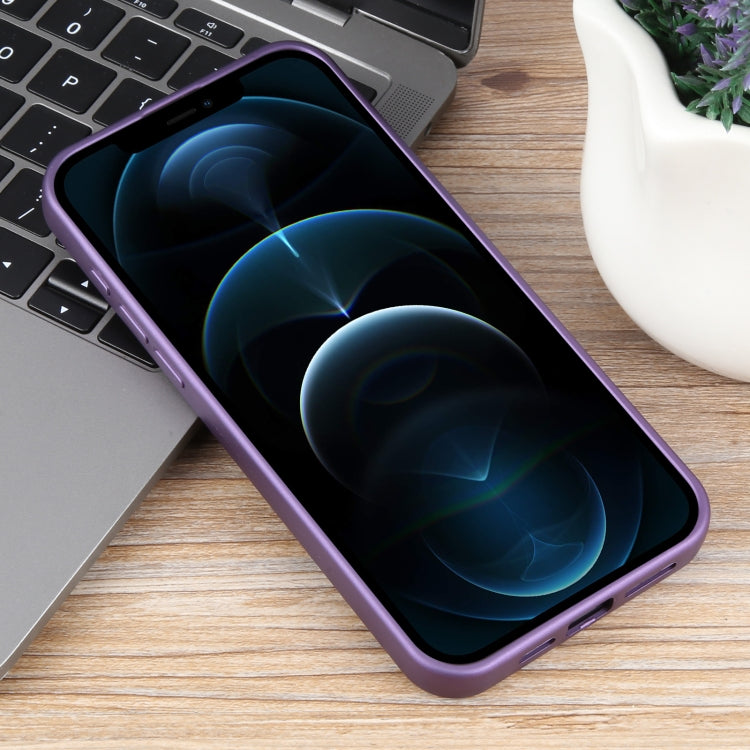 For iPhone 12 Pro Pure Color Honeycomb Aromatherapy MagSafe Phone Case