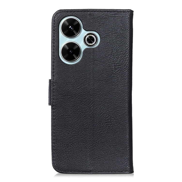 For Xiaomi Redmi 13 4G KHAZNEH Cowhide Texture Horizontal Flip Leather Phone Case
