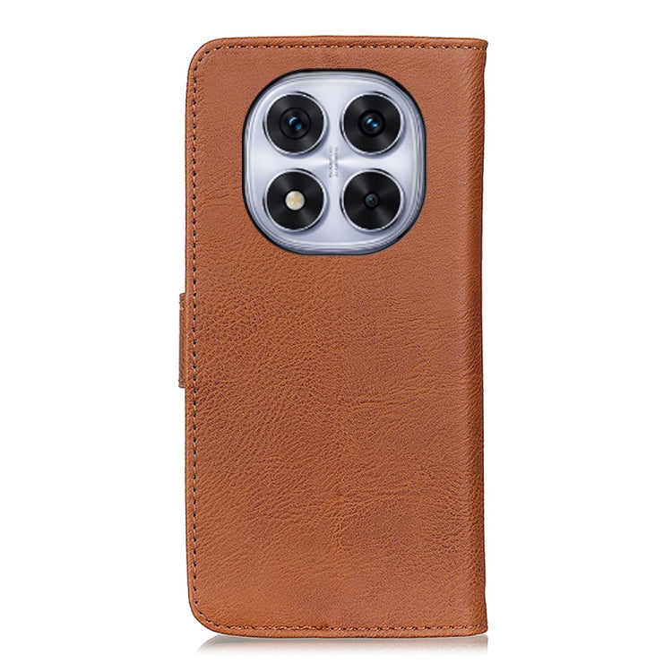 For Redmi Note 14 Pro 4G KHAZNEH Cowhide Texture Horizontal Flip Leather Phone Case