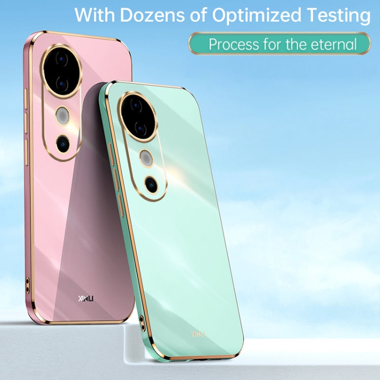 For vivo S19 XINLI Straight Edge 6D Electroplate TPU Phone Case