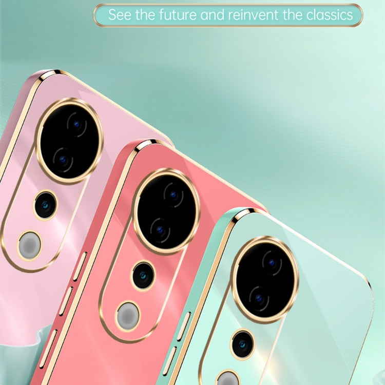 For vivo S19 Pro XINLI Straight Edge 6D Electroplate TPU Phone Case