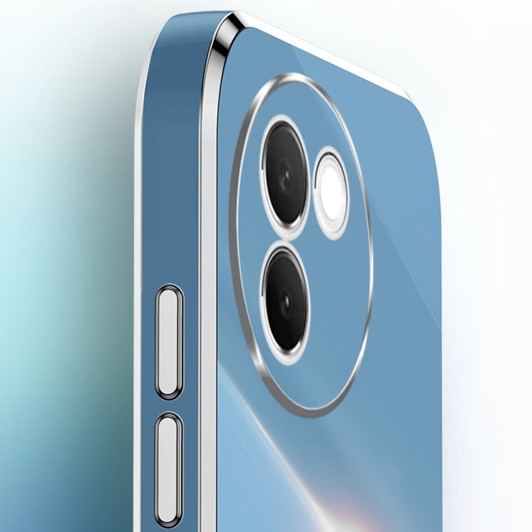 For vivo V30E XINLI Straight Edge 6D Electroplate TPU Phone Case