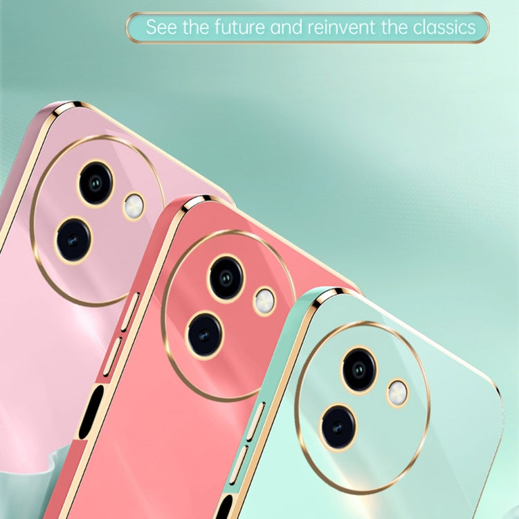 For vivo Y200i XINLI Straight Edge 6D Electroplate TPU Phone Case