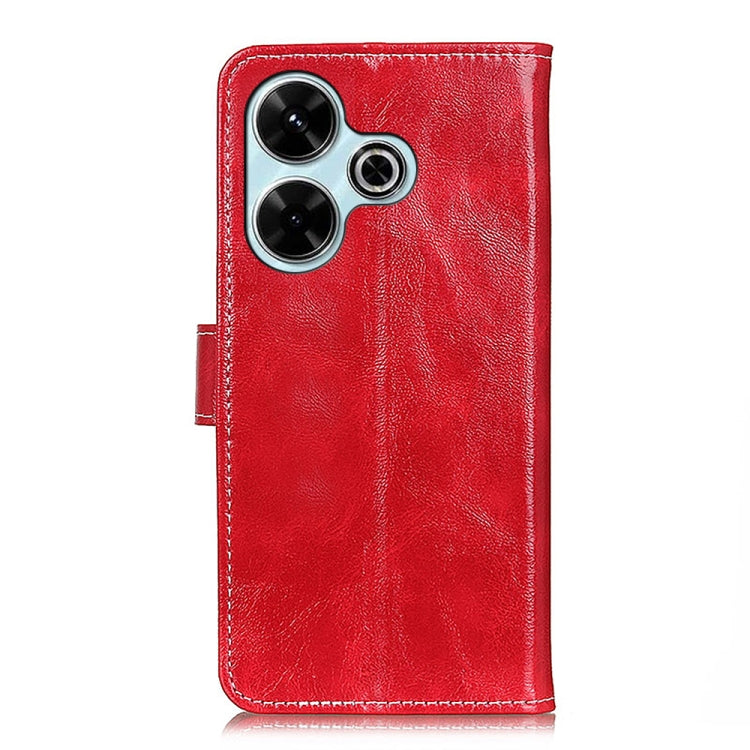 For Xiaomi Redmi 13 4G Retro Crazy Horse Texture Leather Phone Case