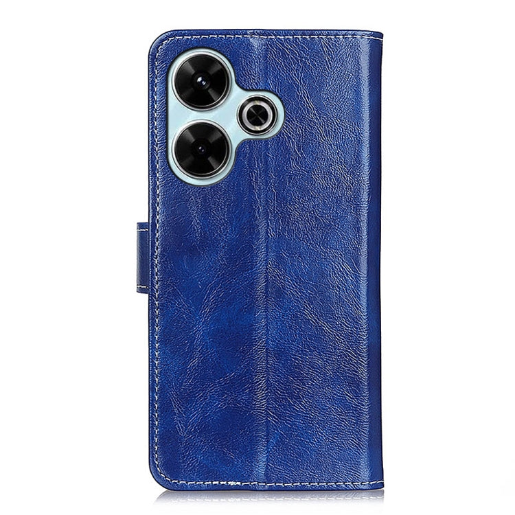 For Xiaomi Redmi 13 4G Retro Crazy Horse Texture Leather Phone Case