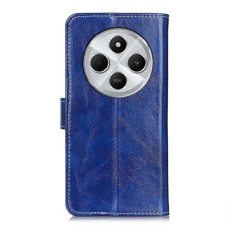 For Redmi 14C 4G Retro Crazy Horse Texture Leather Phone Case