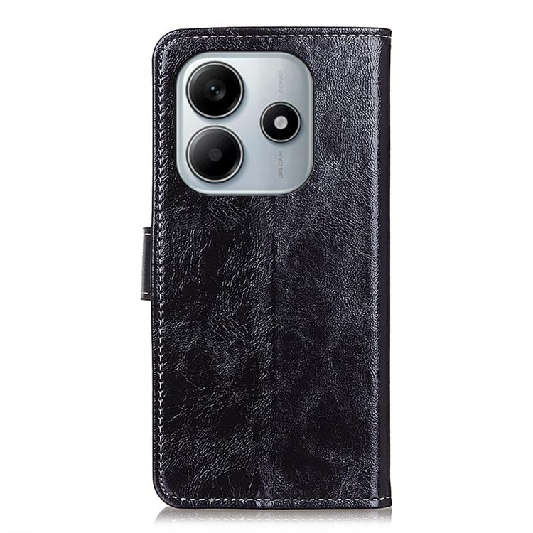 For Redmi Note 14 4G 164.84mm Retro Crazy Horse Texture Leather Phone Case