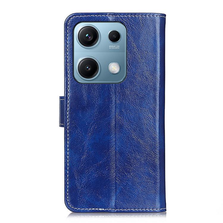 For Redmi Note 14S 4G Retro Crazy Horse Texture Leather Phone Case