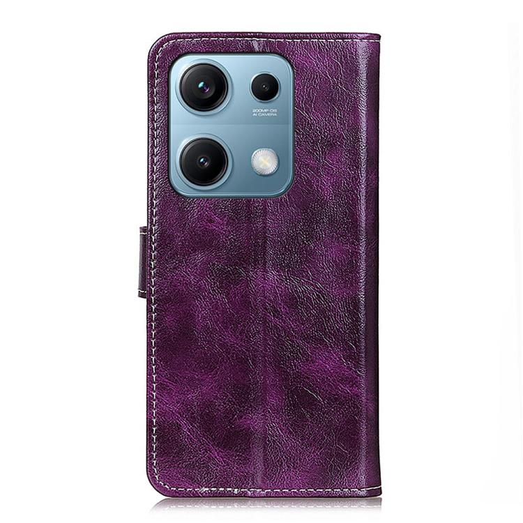 For Redmi Note 14S 4G Retro Crazy Horse Texture Leather Phone Case