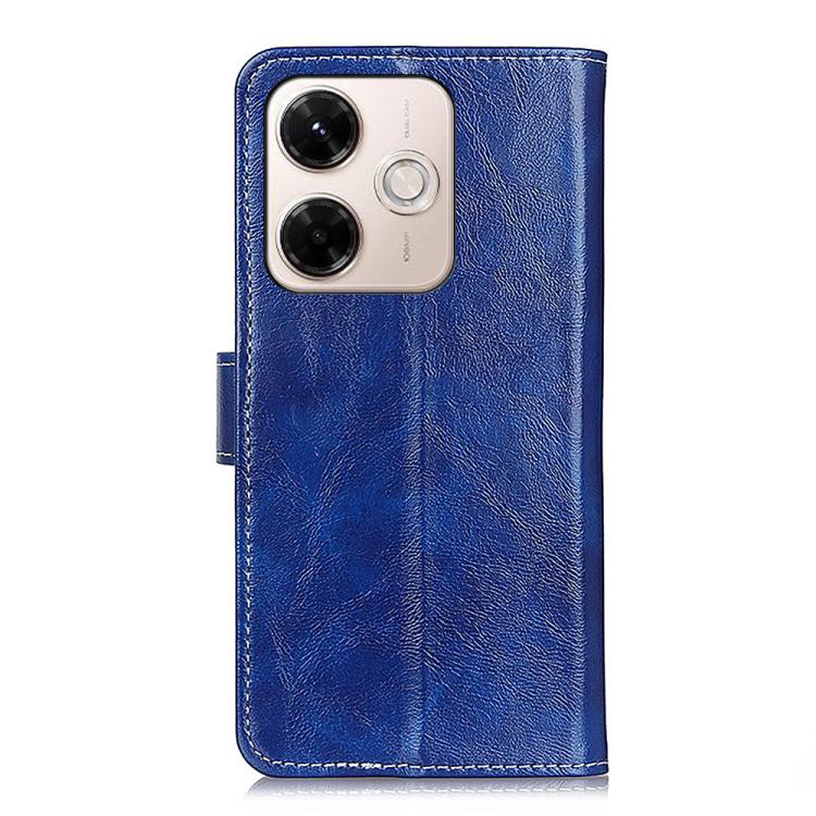For Redmi 13x Retro Crazy Horse Texture Leather Phone Case