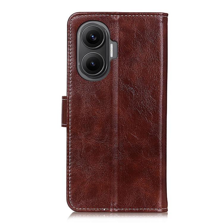For Redmi Turbo 4 Pro Retro Crazy Horse Texture Leather Phone Case
