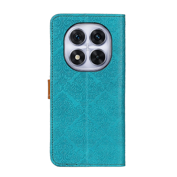 For Redmi Note 14 Pro 4G European Floral Embossed Leather Phone Case