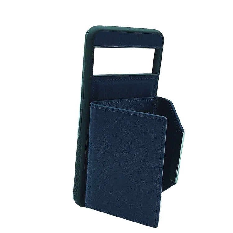 For Google Pixel 8 Pro Solid Color Metal Buckle Card Slots Bag Phone Case