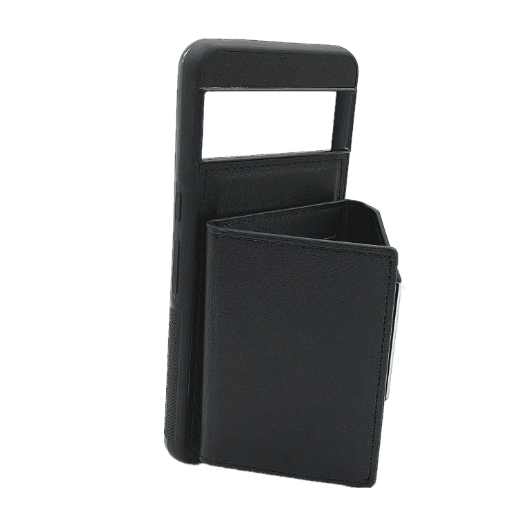 For Google Pixel 9 / 9 Pro Solid Color Metal Buckle Card Slots Bag Phone Case