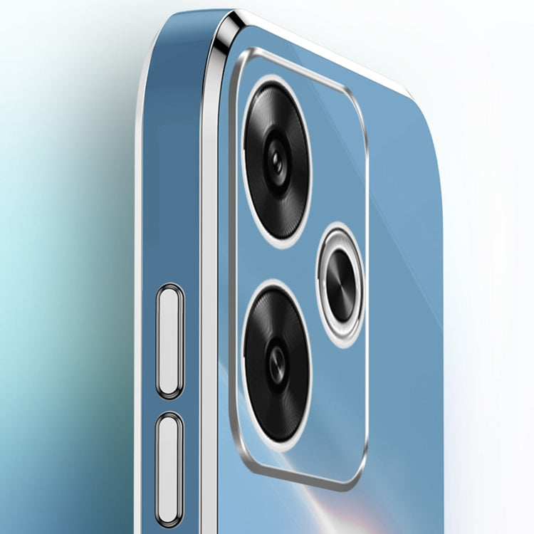For Xiaomi Redmi Turbo 3 XINLI Straight Edge 6D Electroplate TPU Phone Case