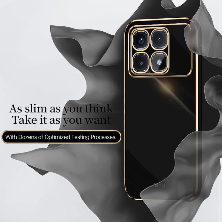 For Redmi K70 Ultra XINLI Straight Edge 6D Electroplate TPU Phone Case