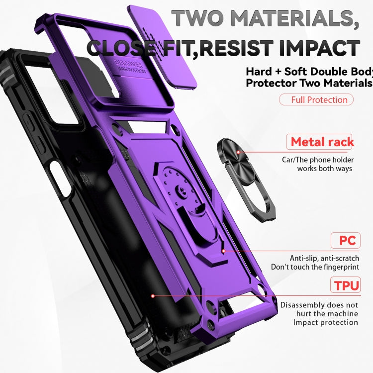 For Motorola Moto G Power 5G 2024 Sliding Camshield Holder Phone Case